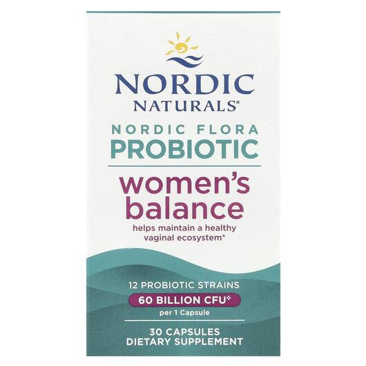 Основне фото товара Nordic Flora Probiotic Women's Balance, Пробіотики для жінок