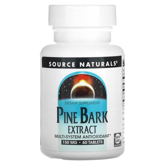 Основне фото товара Pine Bark Extract 60, Екстракт Сосновій кори, 60 таблеток