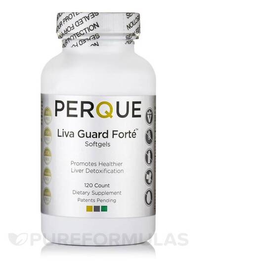 Основне фото товара Perque, Liva Guard Forte, Очищення печінки, 120 капсул