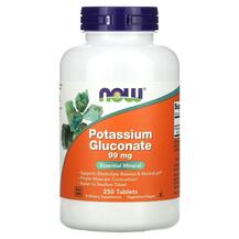 Potassium Gluconate 99 mg Глюконат калия 99 мг NOW