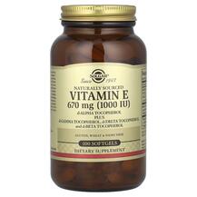 Natural Vitamin E 1000 IU Витамин Е 1000 МЕ Solgar