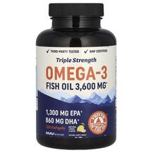 Омега 3 Fish Oil Premium Omega 3 Lemon MAV Nutrition