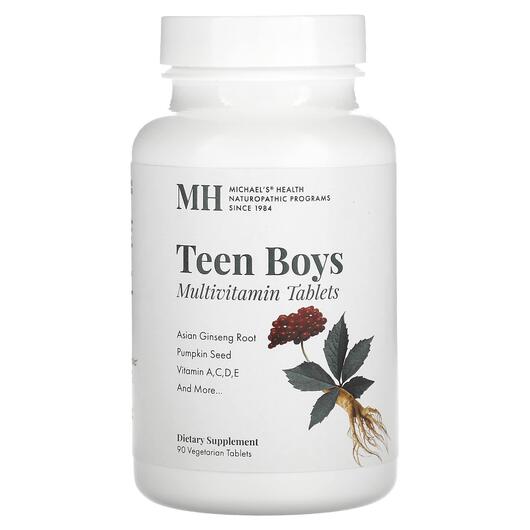 Основне фото товара MH, Teen Boys Multivitamin, Вітаміни для підлітків, 90 таблеток