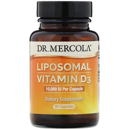 Основне фото товара Liposomal Vitamin D3 10000 IU, Ліпосомальний D3, 90 капсул