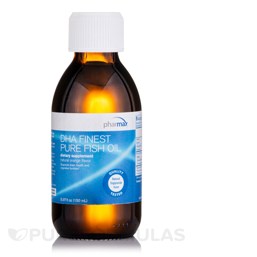 Основне фото товара DHA Finest Pure Fish Oil Natural Orange Flavor, ДГК, 150 мл