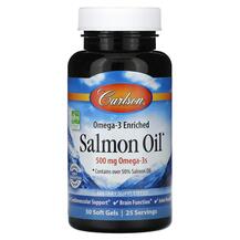 Олія з дикого лосося Salmon Oil Carlson 50 капсул