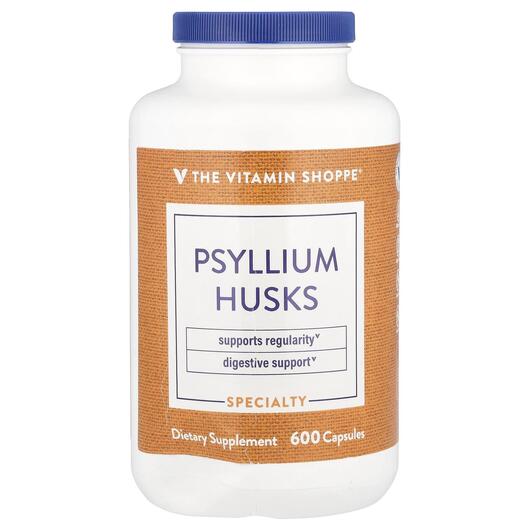 Основне фото товара TheVitaminShoppe, Psyllium Husks, Псиліум, 600 капсул