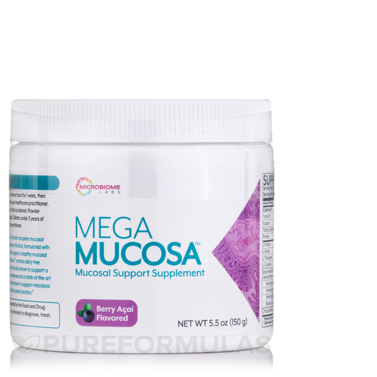 Основне фото товара MegaMucosa Berry Acai Flavored, Ягоди Асаї, 150 г