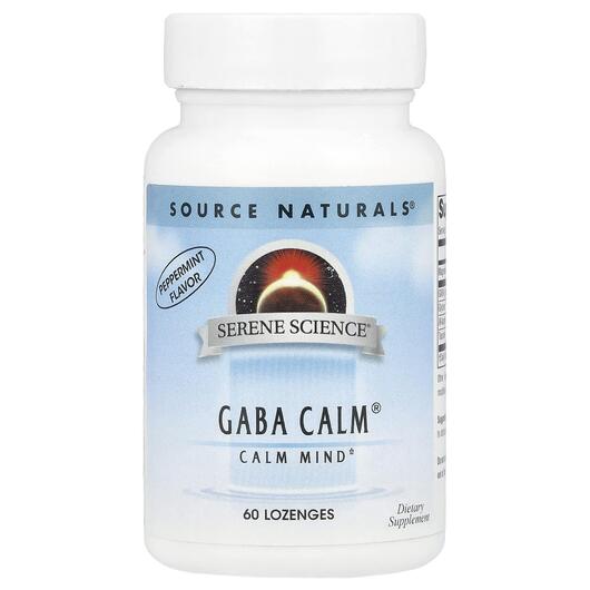 Основне фото товара Serene Science GABA Calm Peppermint, ГАМК, 60 таблеток