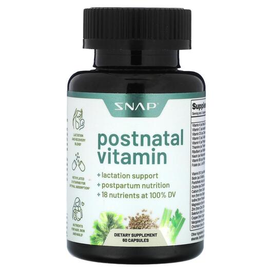 Основне фото товара Postnatal Vitamin, Вітаміни для годуючих, 60 капсул
