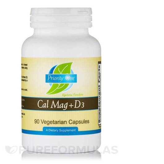 Основне фото товара Cal Mag Plus Vitamin D3, Кальцій Магній D3, 90 капсул