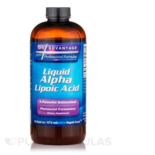 Основне фото товара Dr's Advantage, Liquid Alpha Lipoic Acid, Альфа-ліпоєва, 473