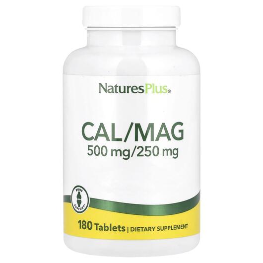 Основне фото товара Cal Mag 500 mg 180, Кальцій Магній 500 мг, 180 таблеток