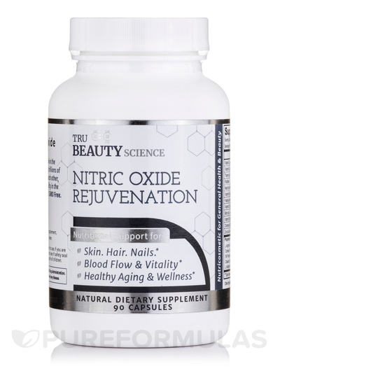 Основне фото товара Nitric Oxide Rejuvenation, Шкіра нігті волосся, 90 капсул