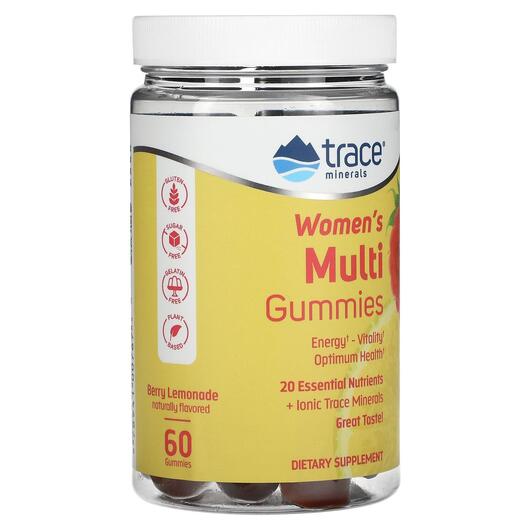 Основне фото товара Women's Multi Gummies Berry Lemonade, Мультивітаміни, 60 таб