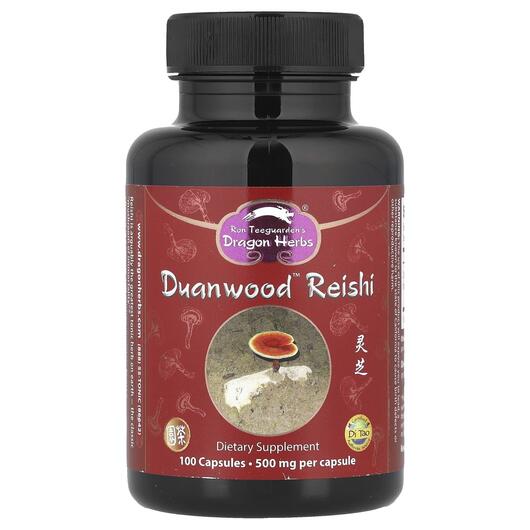 Основне фото товара Duanwood Reishi 500 mg, Гриби Рейши 500 мг, 100 капсул