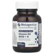Фото товару Metagenics, Vitamin D3 5000 + K, Вітаміни D3 K2, 60 капсул