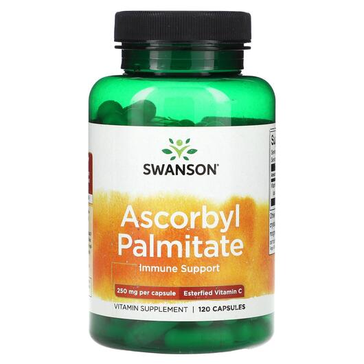 Основне фото товара Ascorbyl Palmitate 250 mg, Аскорбіл пальмітат, 120 капсул
