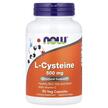 Фото товару NOW, L-Cysteine, L-Цистеїн, 90 капсул