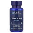 Фото товару Life Extension, L-Glutamine 500 mg, L-глутамін 500 мг, 100 капсул