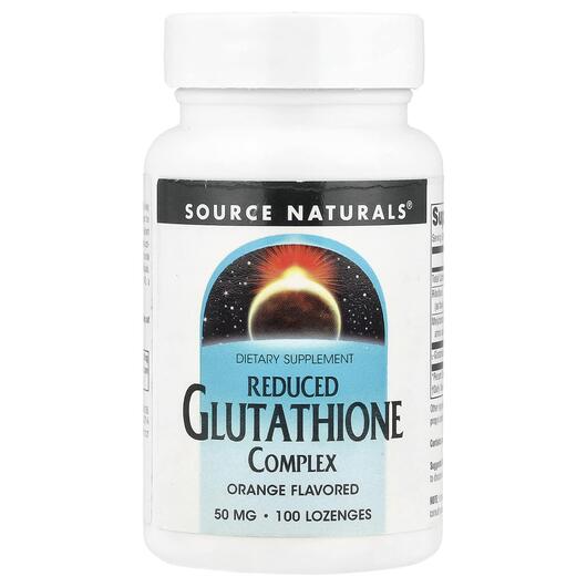 Основне фото товара Reduced Glutathione Complex Orange Flavored, L-Глутатіон, 100 льо