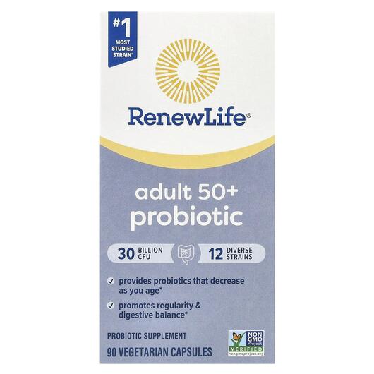 Основне фото товара Ultimate Flora Adult 50+ Probiotic 30 Billion, Пробіотики, 90 кап