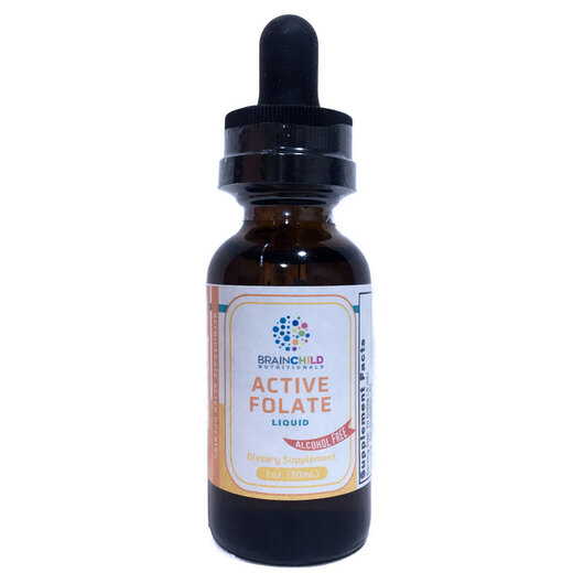 Основне фото товара BrainChild Nutritionals, Active Folate Liquid, Метилфолат, 30 мл