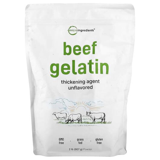 Основне фото товара Beef Gelatin Unflavored, Яловичий Желатин, 907 г