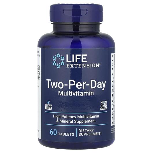 Основне фото товара Two-Per-Day Multivitamin, Мультивітаміни, 60 таблеток