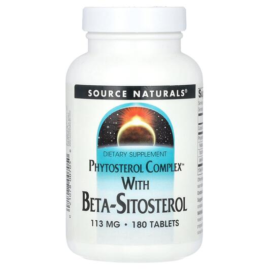 Основне фото товара Phytosterol Complex with Beta Sitosterol, Фітостероли, 180 таблет