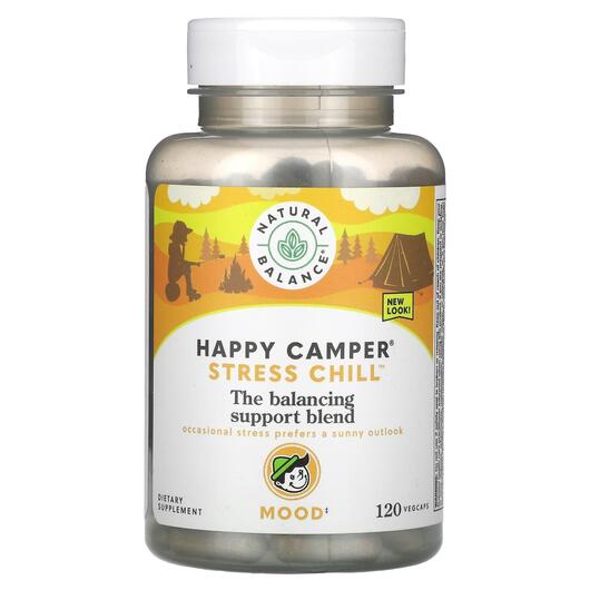 Основне фото товара Happy Camper Stress Chill, Підтримка стресу, 120 Vegcaps
