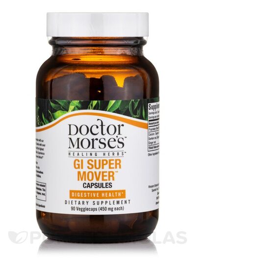 Основне фото товара Doctor Morse's, GI Super Mover, Підтримка кишківника, 90 кап