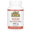 Natural Factors, MSM 1000 mg, Метилсульфонілметан МСМ, 90 капсул