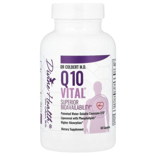 Основне фото товара Divine Health, Q10 Vital, Коензим CoQ10, 60 капсул