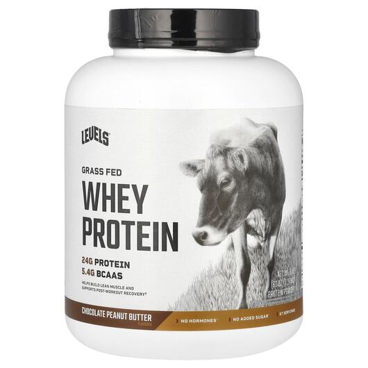 Основне фото товара Grass Fed Whey Protein Powder Chocolate Peanut, Протеїн Ізолят, 2