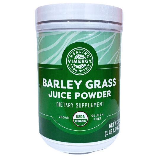 Основне фото товара Vimergy, Barley Grass Juice Powder, Ячмінь, 500 г
