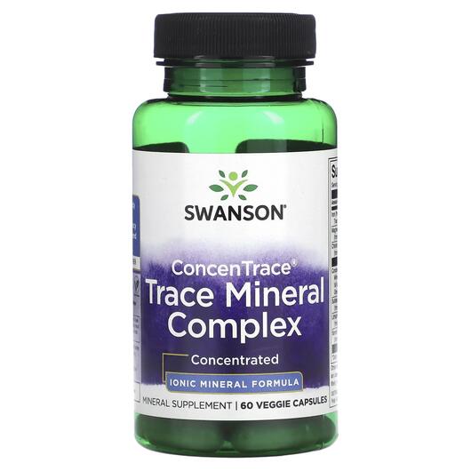 Основне фото товара ConcenTrace Trace Mineral Complex, Мінеральні добавки, 60 капсул