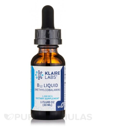 Основне фото товара B12 Liquid Methylcobalamin 1000 mcg, Метилкобаламін B12, 30 мл