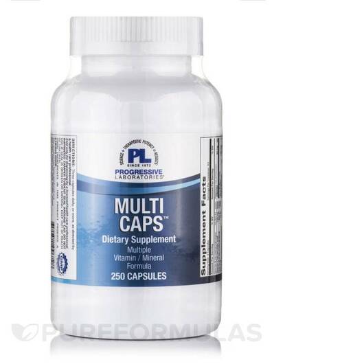 Основне фото товара Progressive Labs, Multi Caps, Мультивітаміни, 250 капсул
