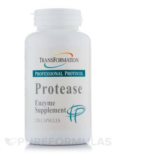 Основне фото товара Transformation Enzymes, Protease, Ферменти, 120 капсул