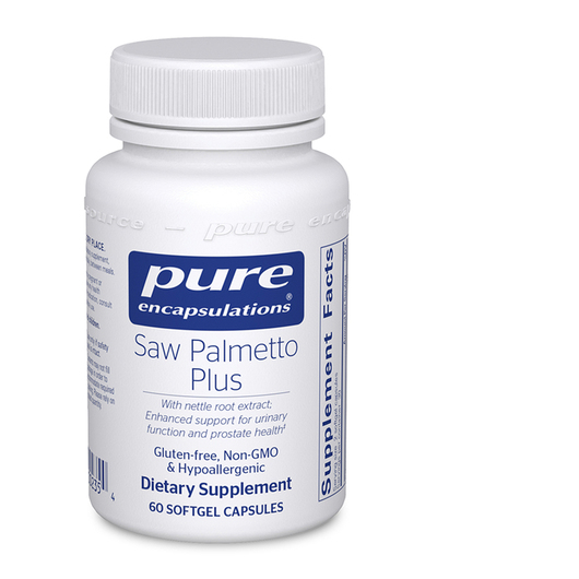 Основне фото товара Pure Encapsulations, Saw Palmetto Plus, Со Пальметто, 60 капсул