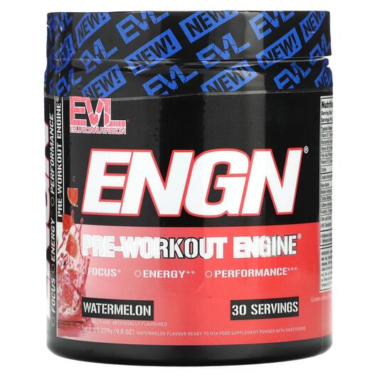 Основне фото товара ENGN Pre-Workout Engine Watermelon, Передтренувальний комплекс, 2