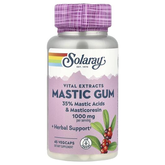 Основне фото товара Mastic Gum Extract 500 mg, Мастикова Смола 500 мг, 45 капсул