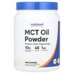 Nutricost, MCT Oil Powder Unflavored, МСТ Тригліцериди, 454 г