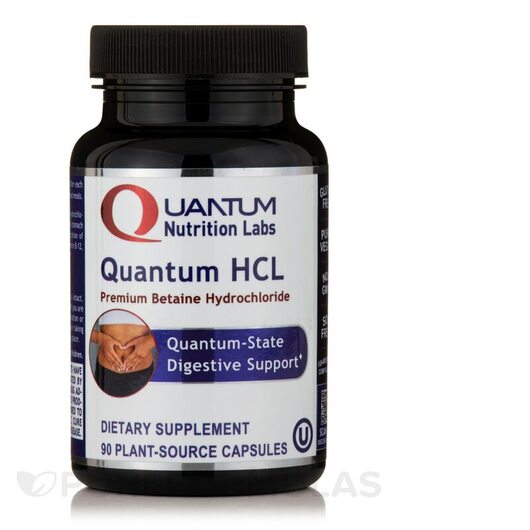 Основне фото товара Quantum HCL, Бетаїн Гідрохлорид, 90 капсул