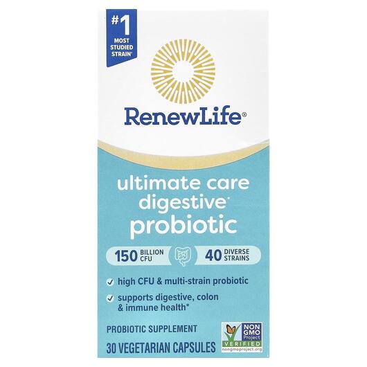 Основне фото товара Ultimate Flora Ultimate Care Probiotic 150 Billion, Пробіотики, 3