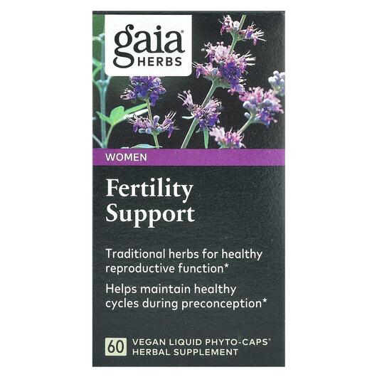 Основне фото товара Gaia Herbs, Fertility Support, Підтримка Лібідо, 60 капсул