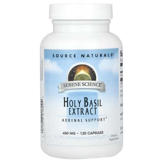 Основне фото товара Holy Basil Extract 450 mg 120, Екстракт Базиліка 450 мг, 120 капс