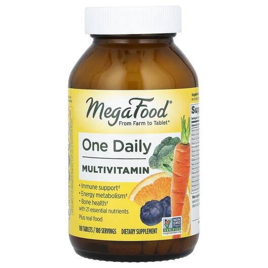 Основне фото товара MegaFood, One Daily, Мультивітаміни, 180 таблеток