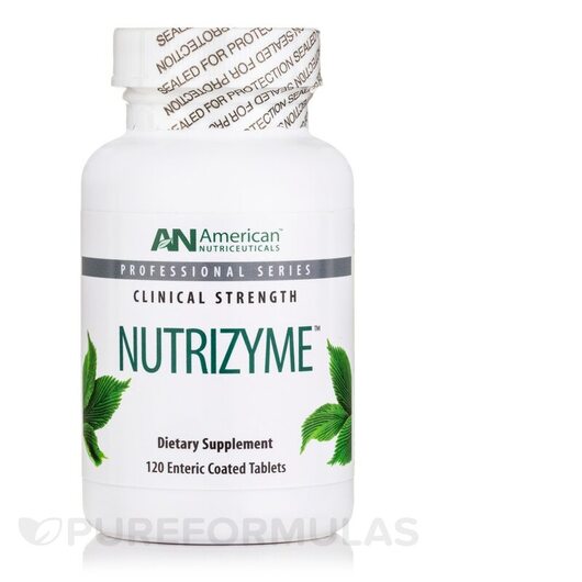 Основне фото товара American Nutriceuticals, Nutrizyme, Ферменти, 120 таблеток